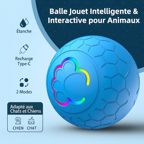 Balle interactive pour chien