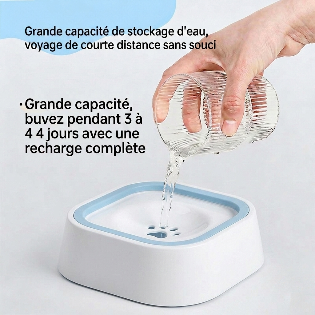 Grande capacité de stockage d'eau