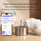 Rappels intelligents via l'application pour chat et chien
