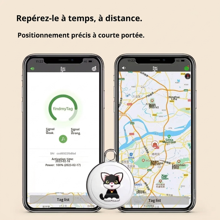 Collier GPS intelligent pour chien
