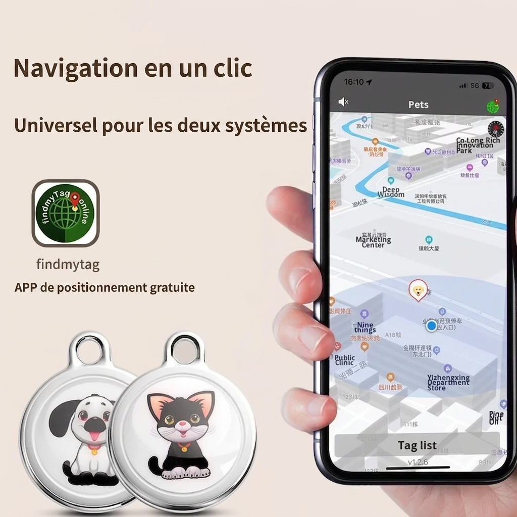 Application universelle compatible chien et chat