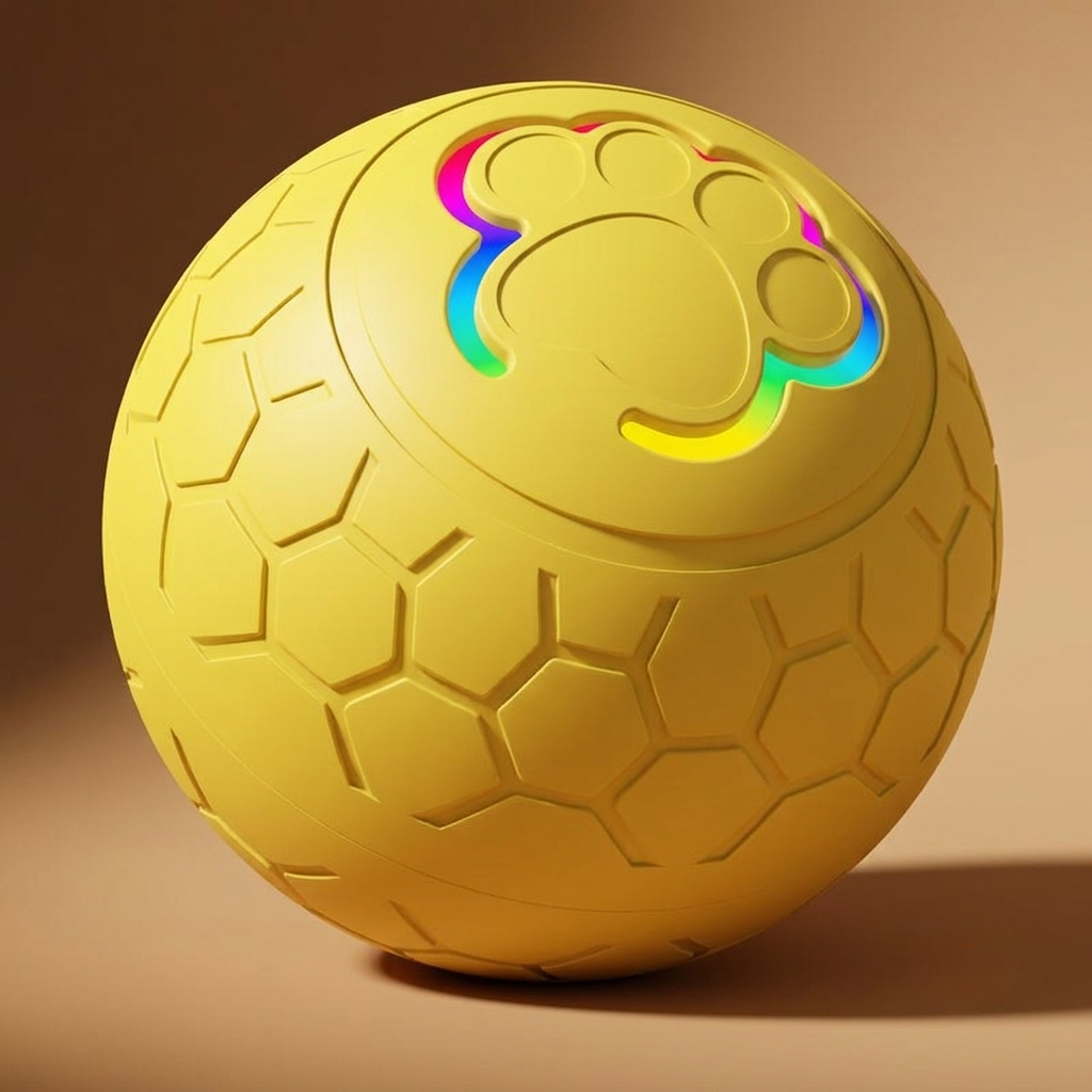 Balle interactive pour chien