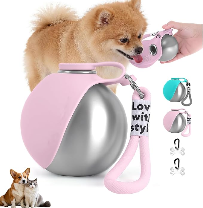 Gourde Balle Nomade 2-en-1 pour Chien