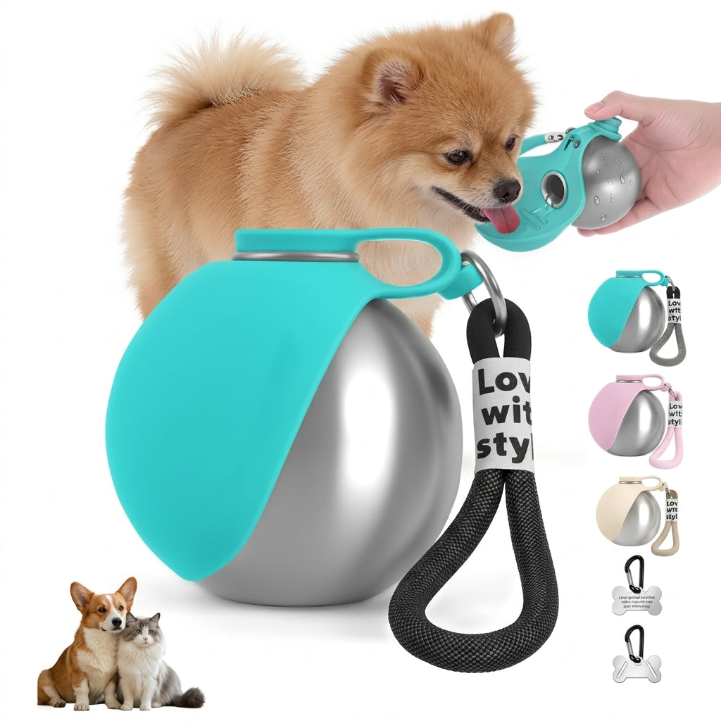 Gourde Balle Nomade 2-en-1 pour Chien